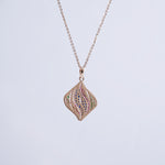 Load image into Gallery viewer, 18K Gold Pendant Necklace with Multicolour Stones

