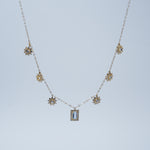 Load image into Gallery viewer, 18K Gold Necklace with Multicolour Stones
