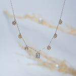 Load image into Gallery viewer, 18K Gold Necklace with Multicolour Stones
