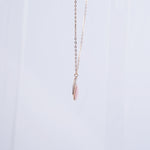 Load image into Gallery viewer, 18K Gold Pendant Necklace with CZ Stones
