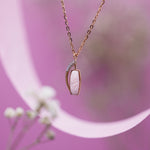 Load image into Gallery viewer, 18K Gold Pendant Necklace with CZ Stones
