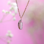 Load image into Gallery viewer, 18K Gold Pendant Necklace with CZ Stones
