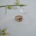 Load image into Gallery viewer, 18K Gold Ring with CZ Stones
