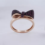 Load image into Gallery viewer, 18K Gold Ring with CZ Stones
