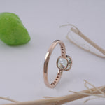 Load image into Gallery viewer, 18K Gold Ring with CZ Stones
