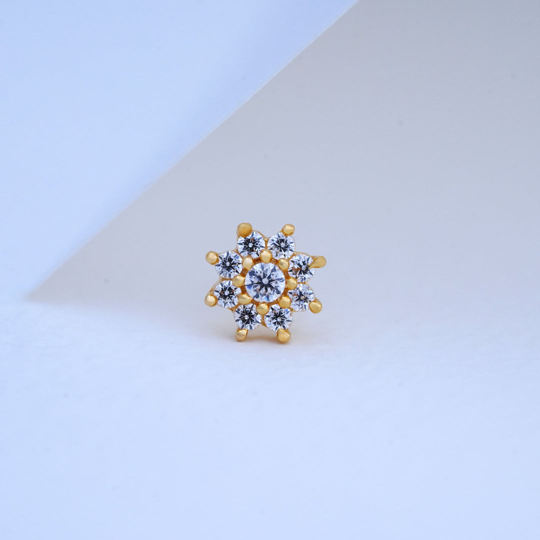 18K Gold Second Stud/Nosepin Caia