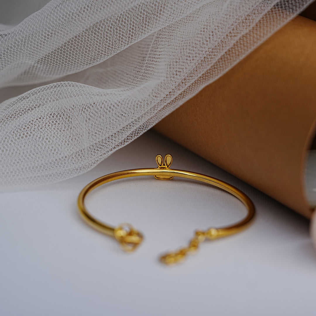 9K Gold Baby Bangle