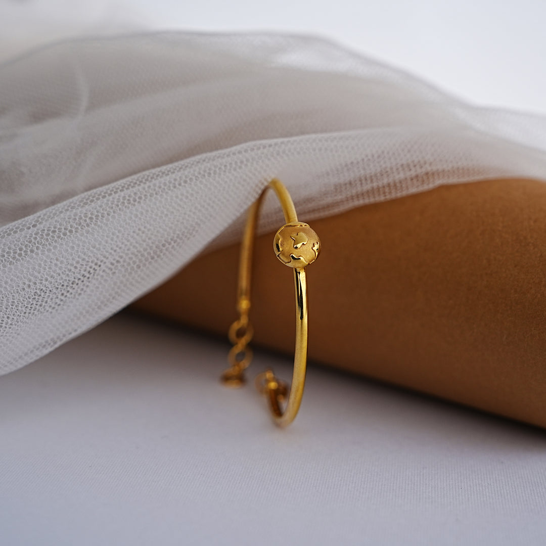 9K Gold Baby Bangle