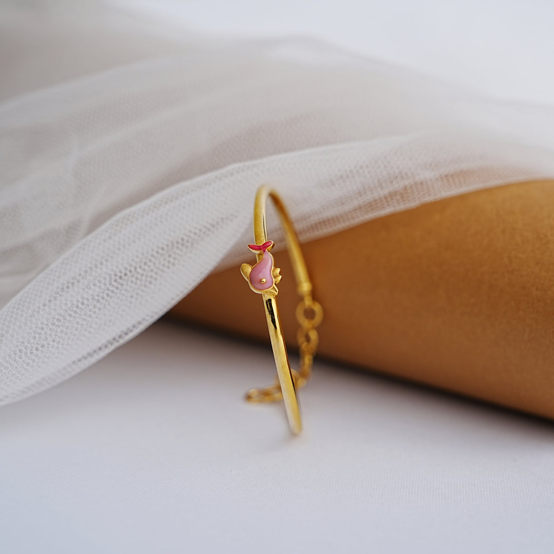 9K Gold Baby Bangle
