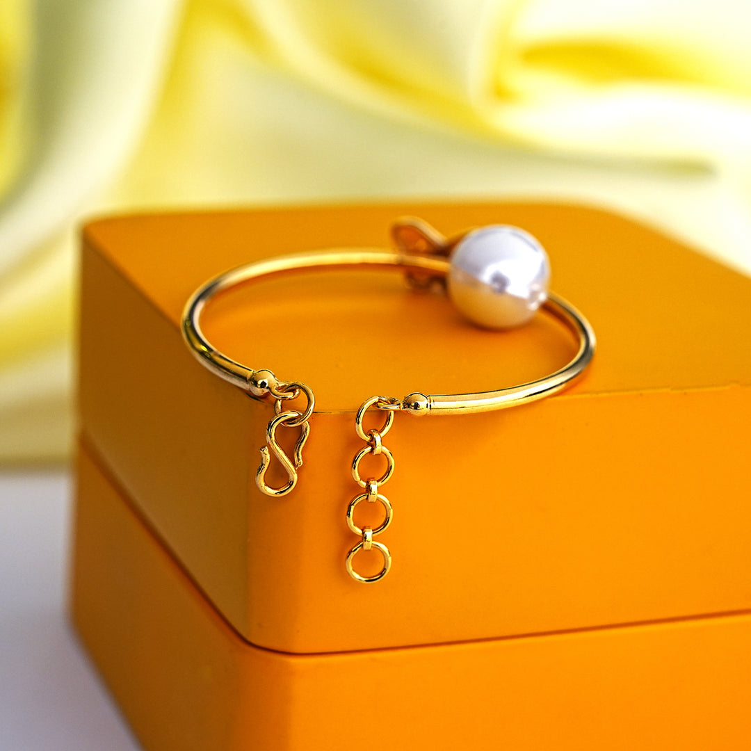 9K Gold Butterfly Baby Bangle for Kids