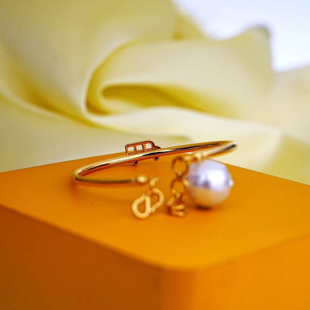 9K Gold Baby Bangle for Kids