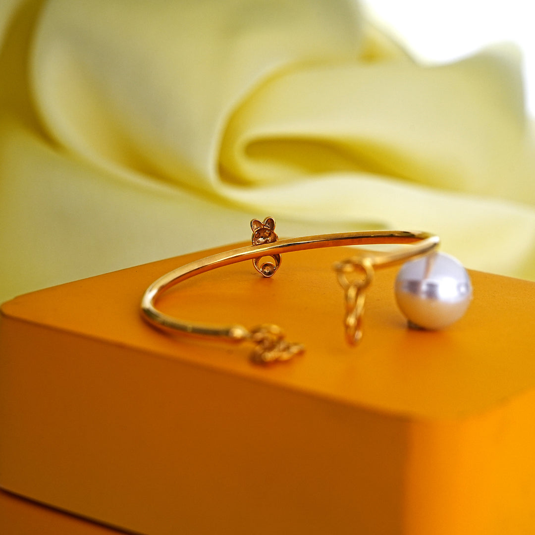 9K Gold Baby Bangle for Kids