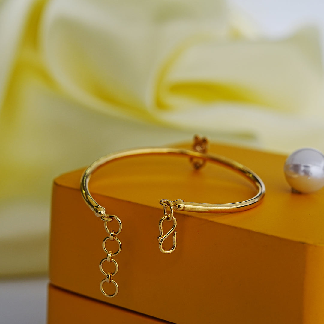 9K Gold Baby Bangle for Kids