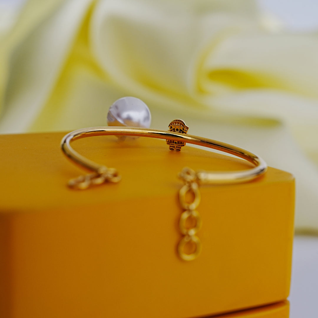 9K Gold Baby Bangle for Kids