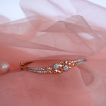 Load image into Gallery viewer, 9K Gold Bangle with CZ Stones
