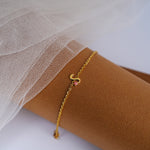 Load image into Gallery viewer, 9K Gold Alphabet Bracelet for Kids
