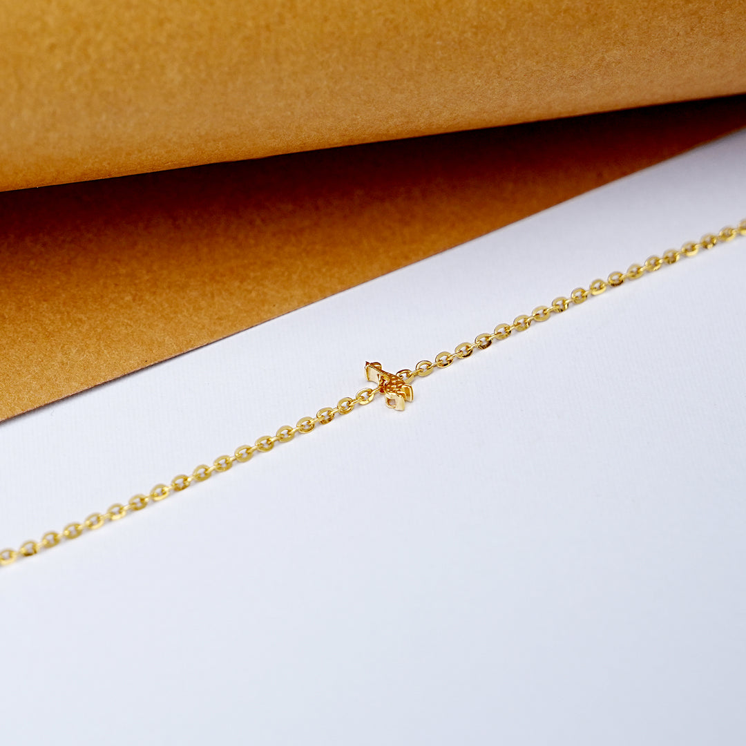 9K Gold Alphabet Bracelet for Kids