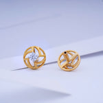 Load image into Gallery viewer, 9K Gold Stud Earrings Caia
