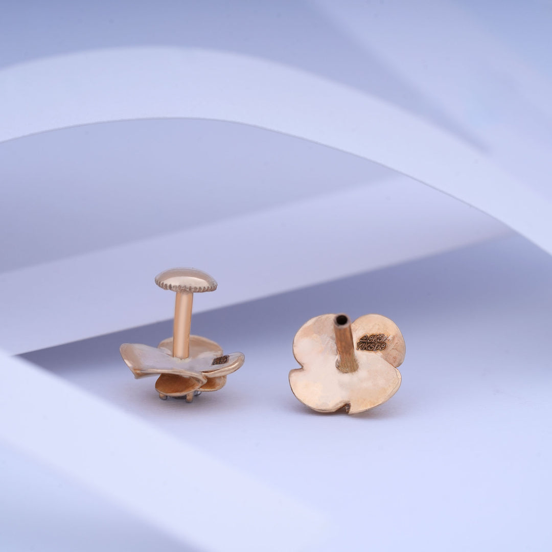 9K Gold Stud Earrings Caia