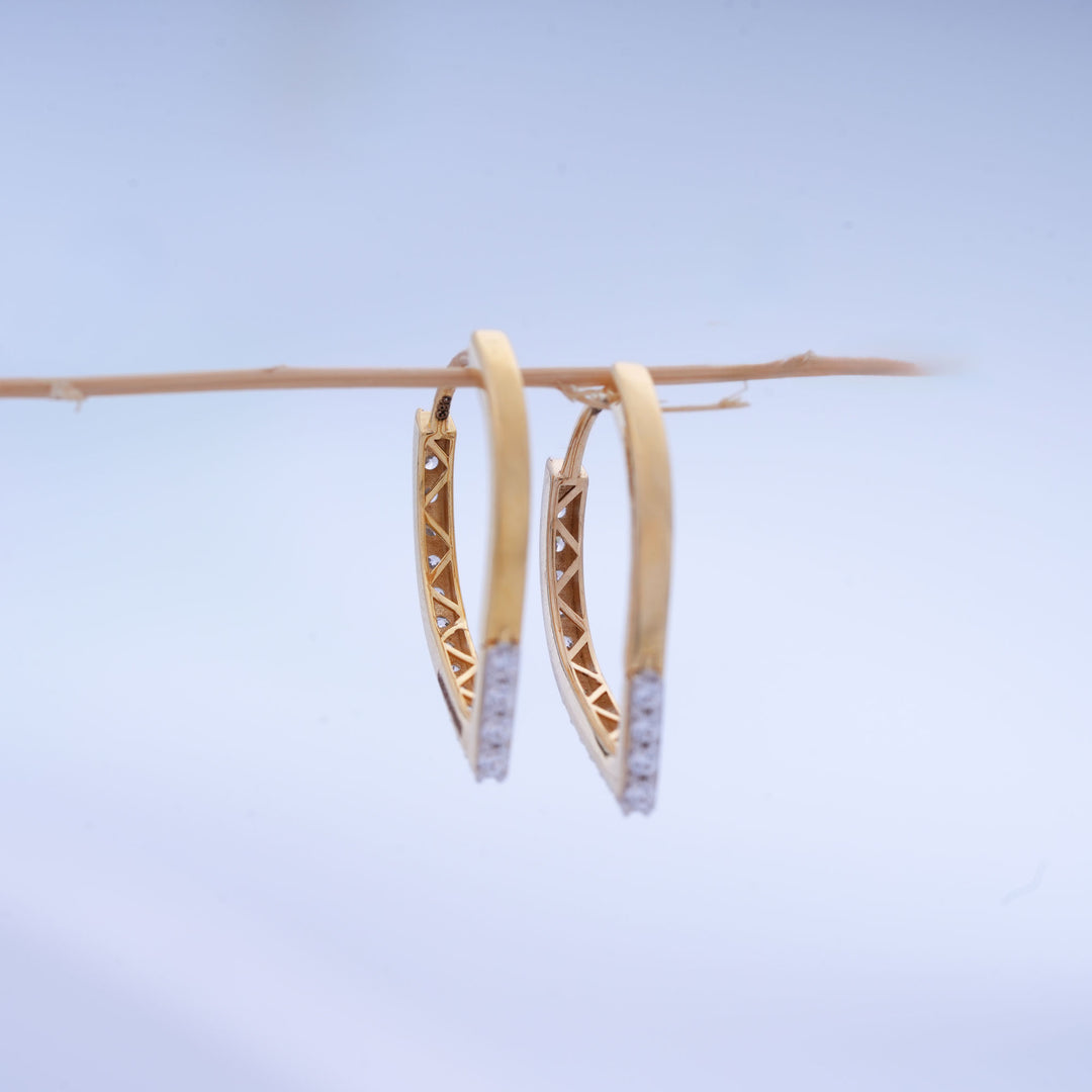 9K Gold Stud Earrings Caia