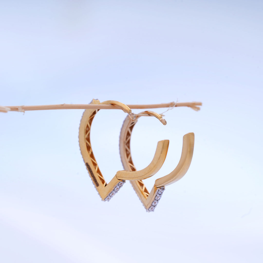 9K Gold Stud Earrings Caia