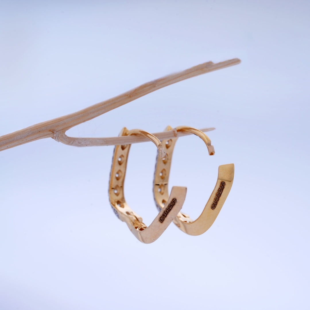 9K Gold Stud Earrings Caia