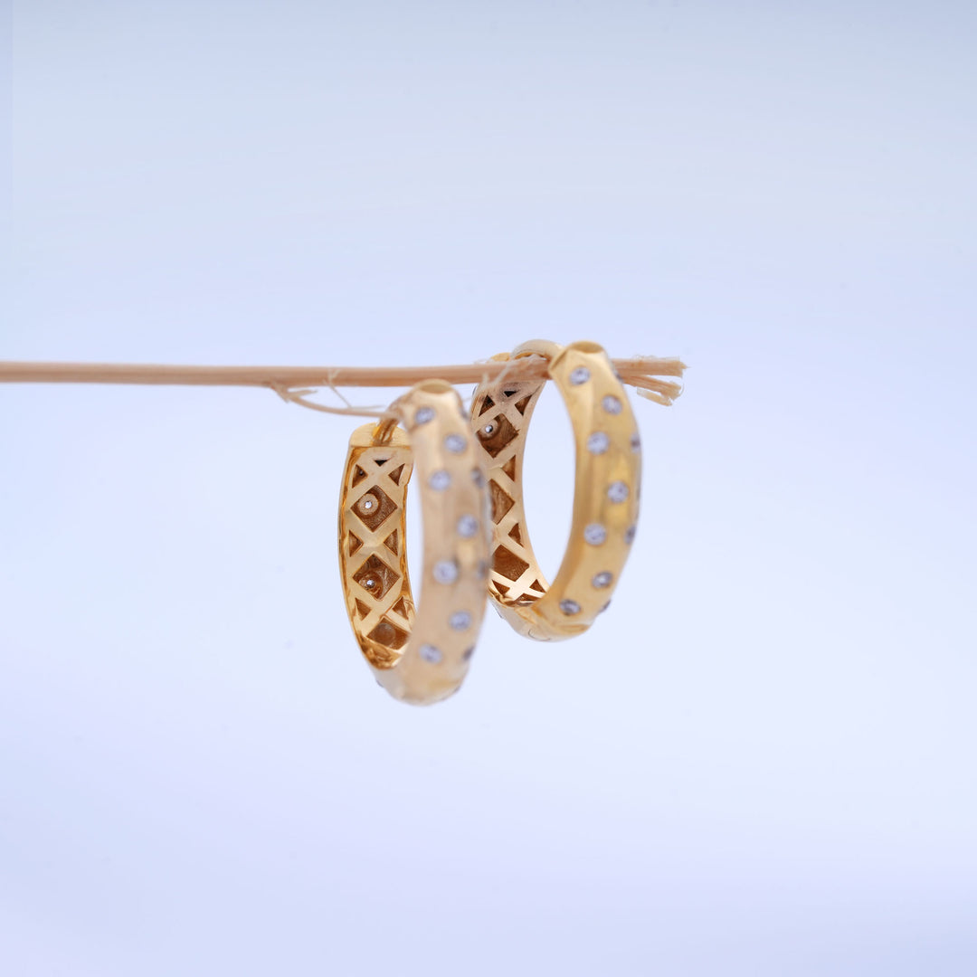 9K Gold Stud Earrings Caia