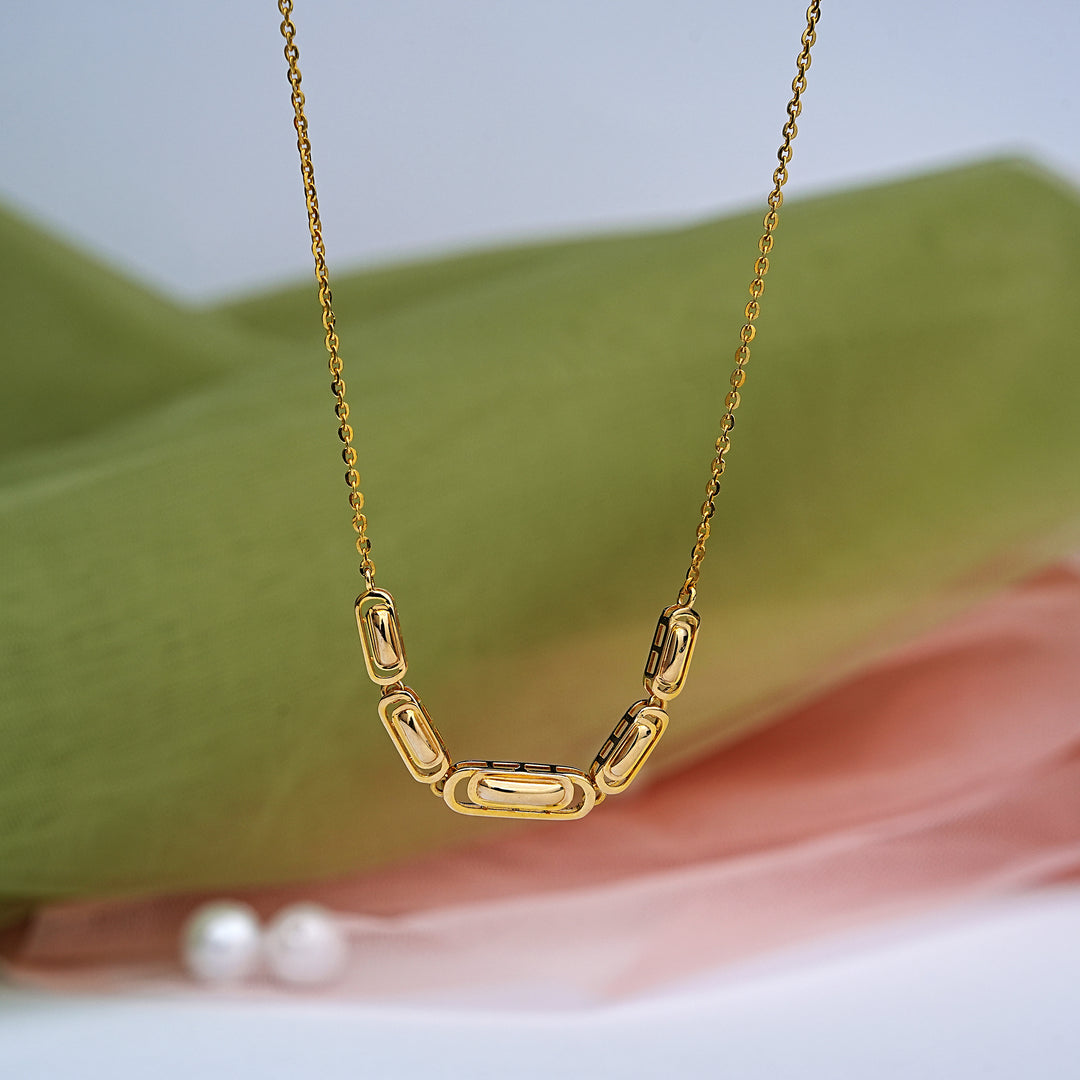 9K Gold Necklace for Office wear