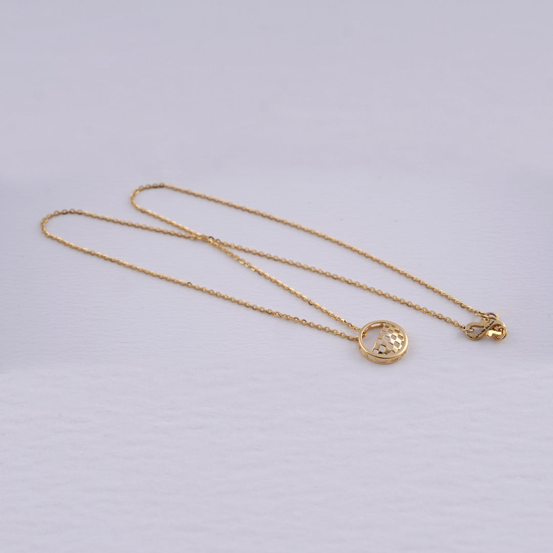 9K Gold Pendant Necklace