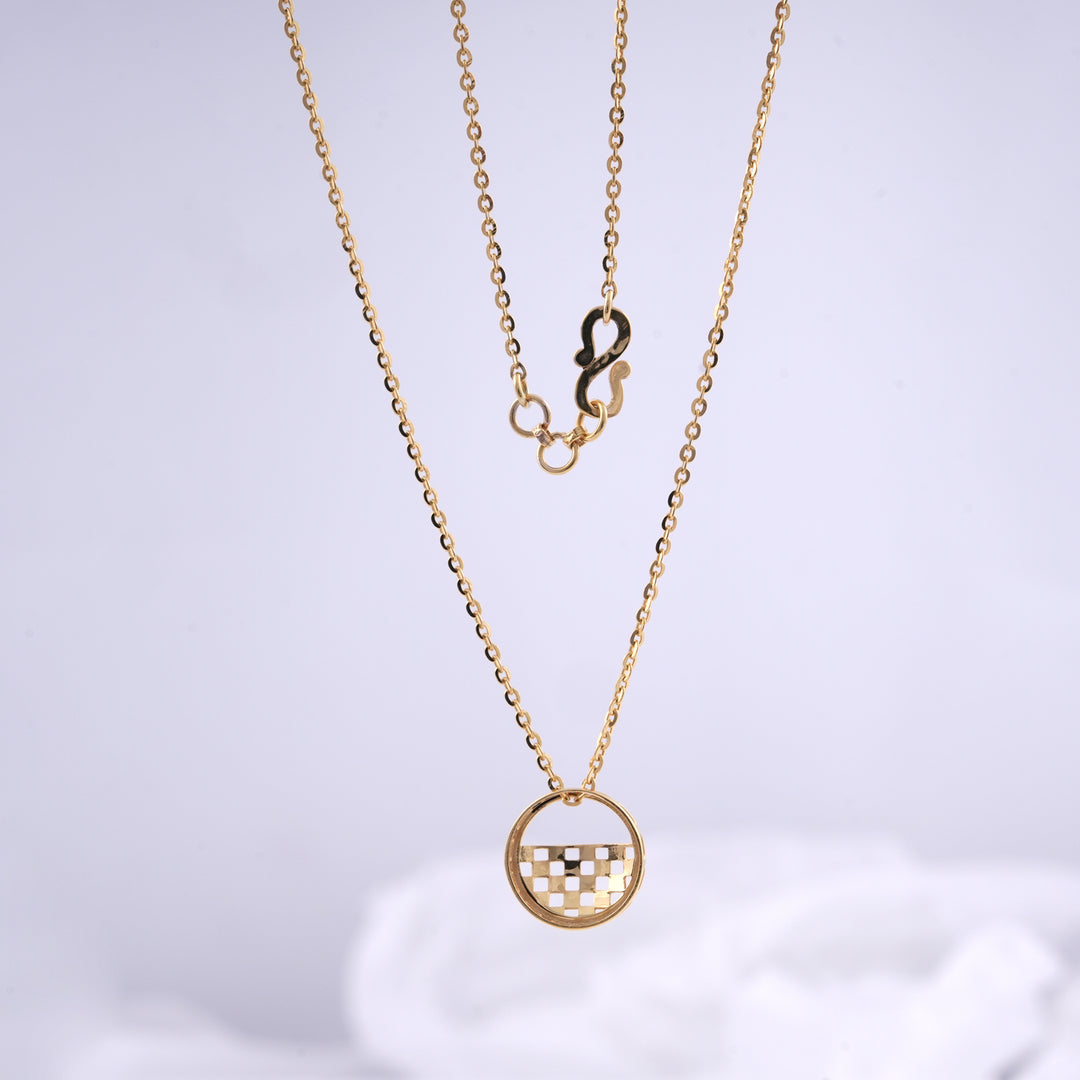 9K Gold Pendant Necklace