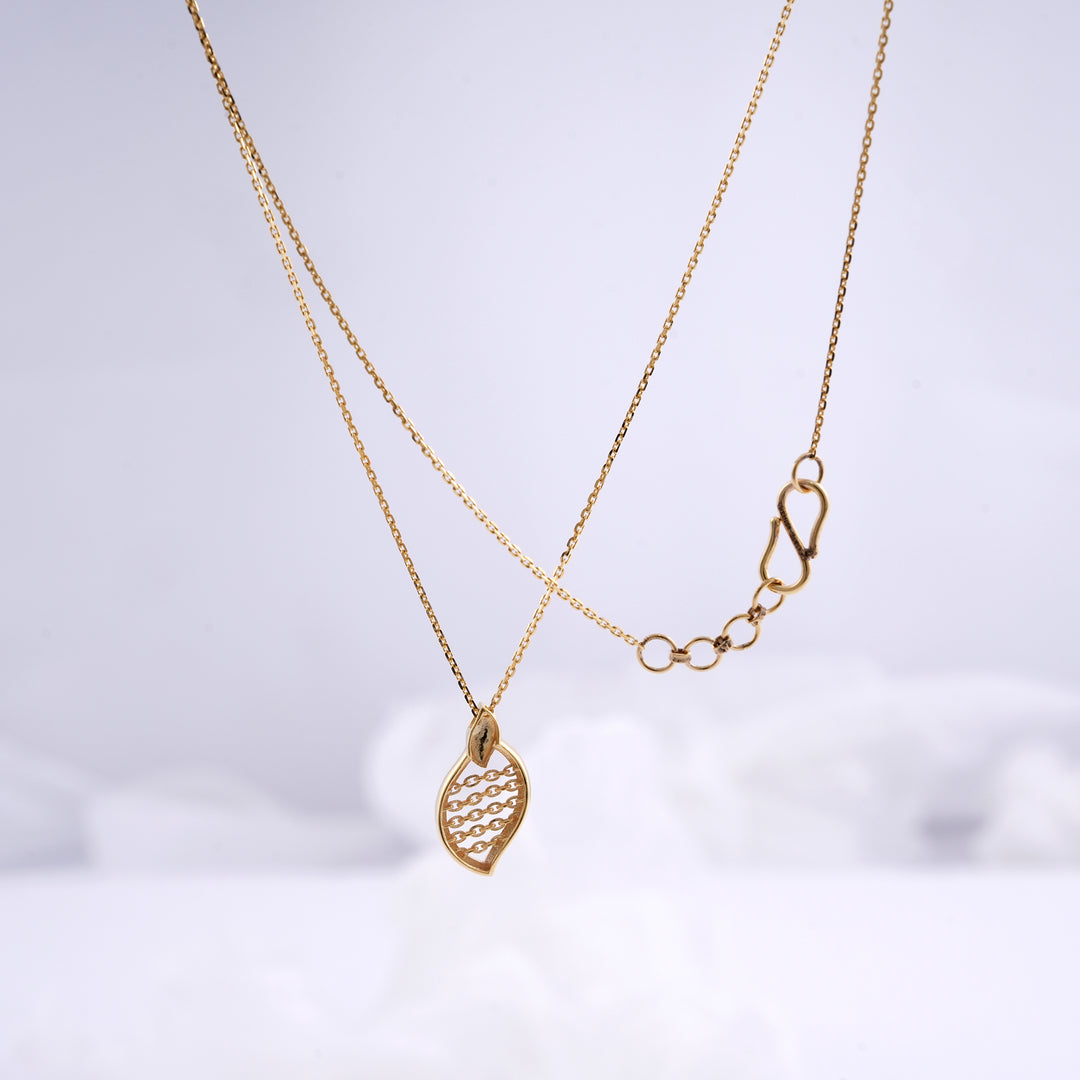 9K Gold Pendant Necklace