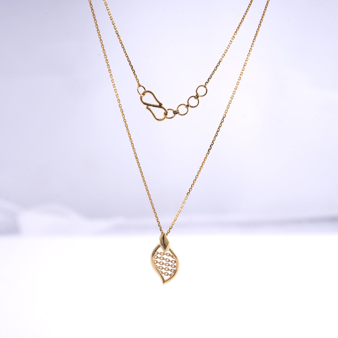 9K Gold Pendant Necklace