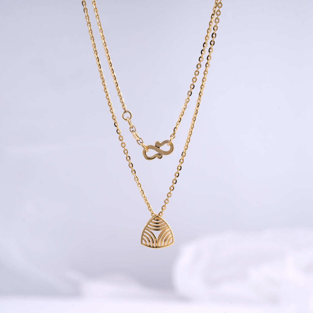 9K Gold Pendant Necklace