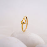 Load image into Gallery viewer, 9K Gold Heart Ring for daily wear
