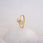 Load image into Gallery viewer, 9K Gold Floral Ring
