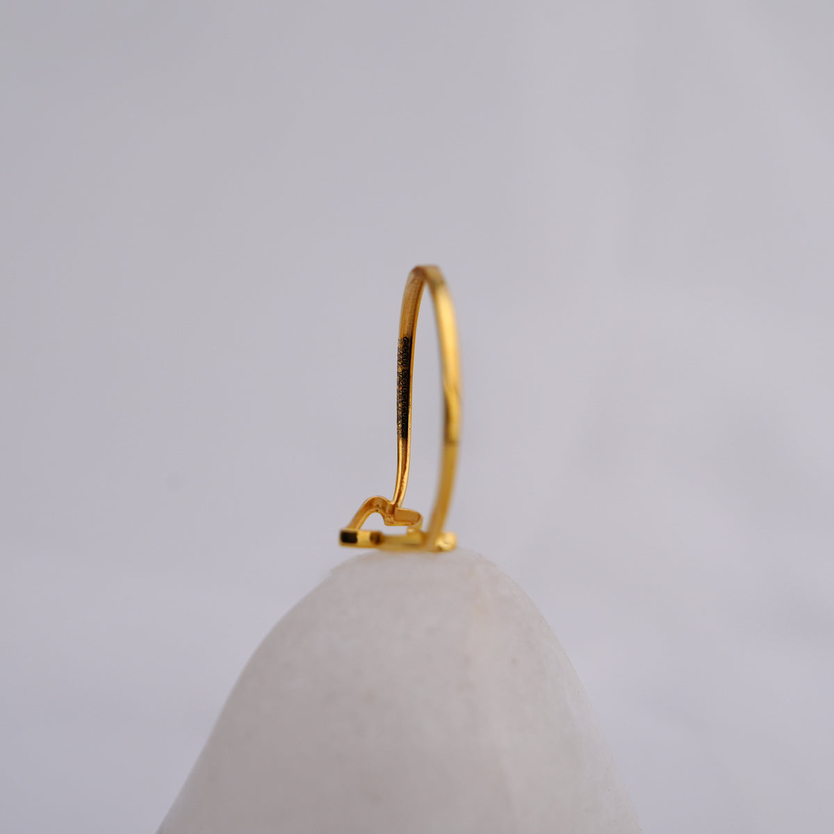 9k gold heart ring