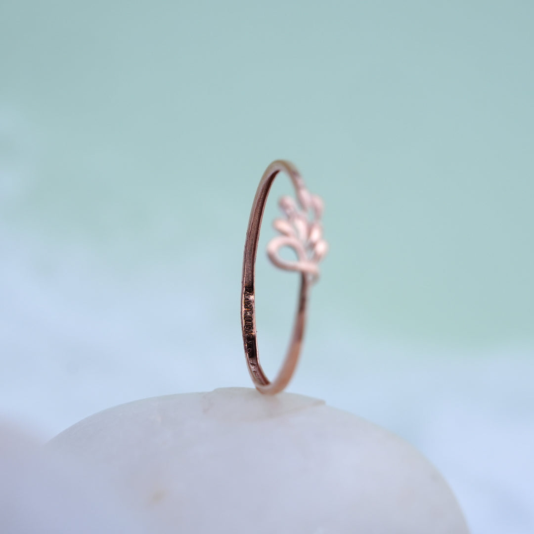 9K Rose Gold Ring