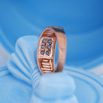 Load image into Gallery viewer, 9K Rose Gold Ring with CZ Stone
