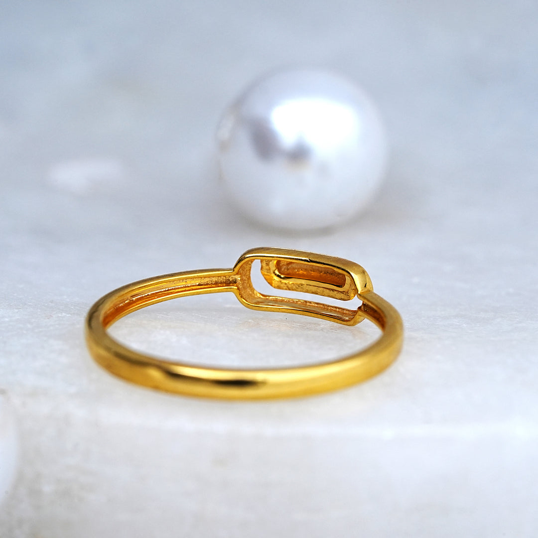 9K Gold Ring for Daily Wear, Office Wear