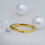 Load image into Gallery viewer, 9K Gold Ring with CZ Stone for Office Wear
