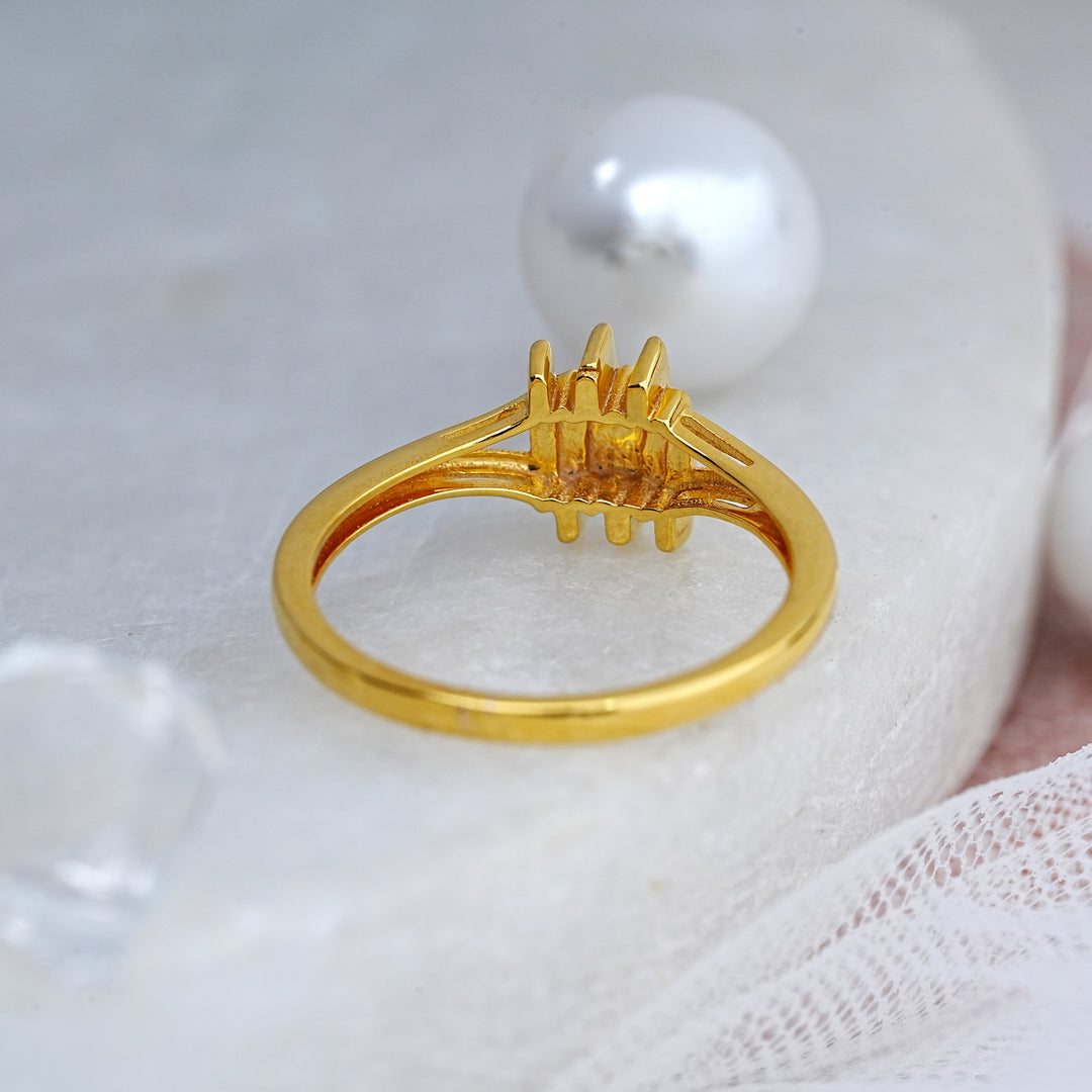 9K Gold Ring for Daily Wear, Office Wear