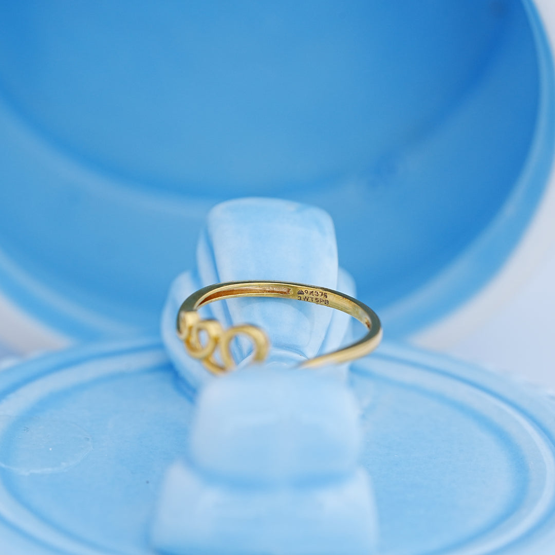 9K Gold Ring for Daily Wear, Office Wear