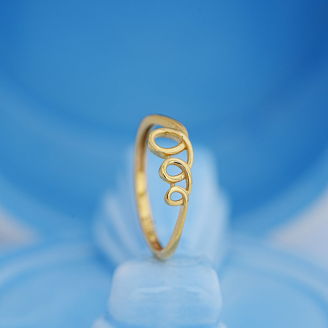 9K Gold Ring for Daily Wear, Office Wear