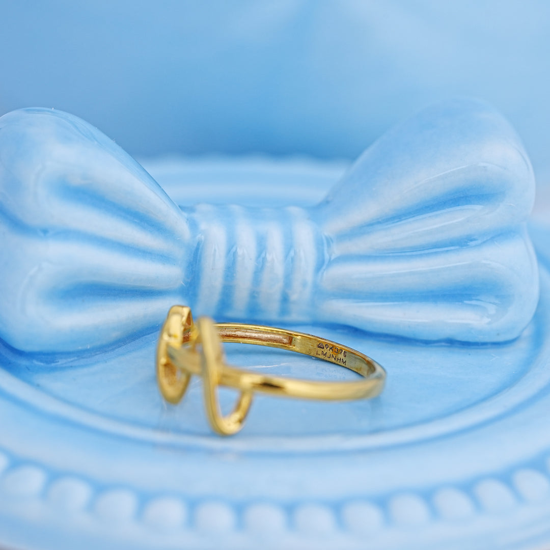 9K Gold Ring for Daily Wear, Office Wear