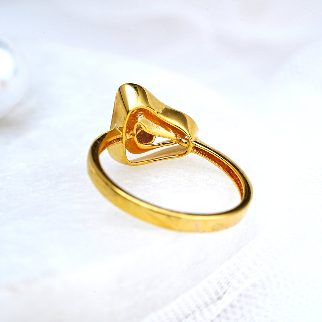 9K Gold Ring for Office Wear