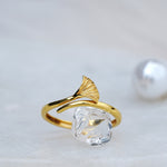 Load image into Gallery viewer, 9K Gold Floral Ring for Daily Wear, Office Wear
