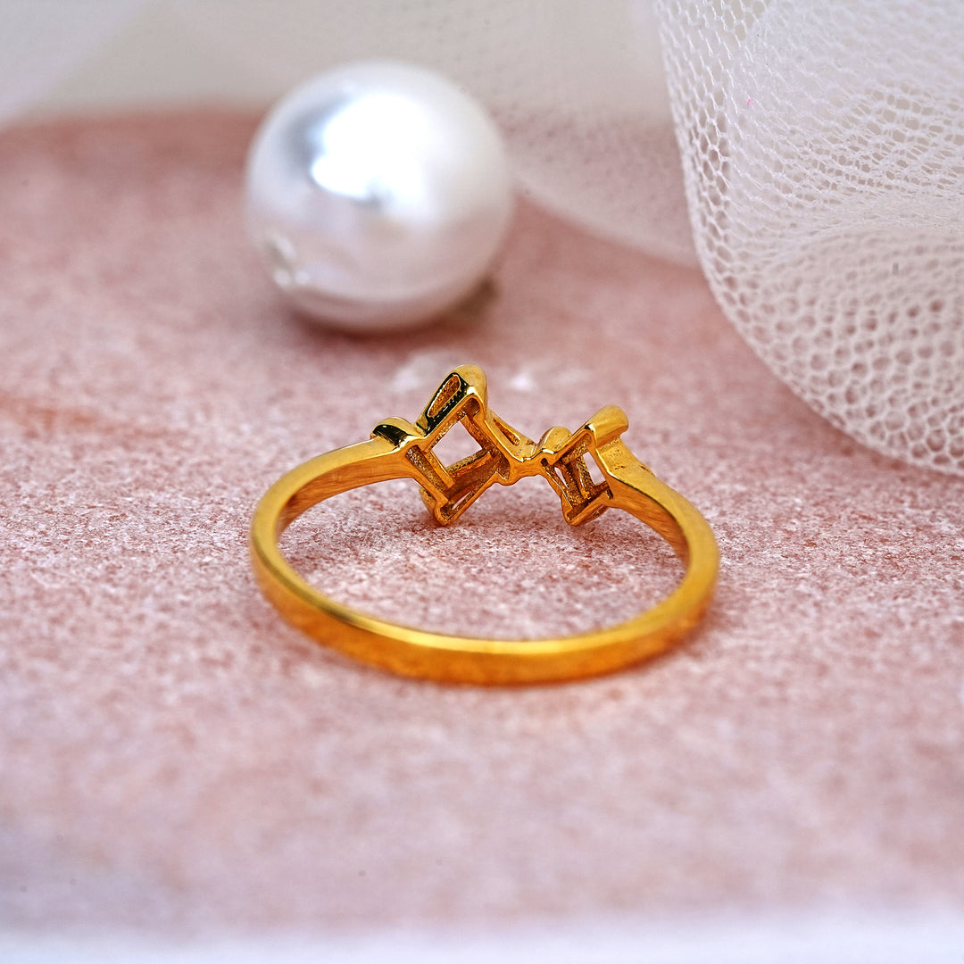 9K Gold Ring for Daily Wear, Office Wear
