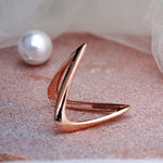 Load image into Gallery viewer, 9K Rose Gold Ring for Daily Wear, Office Wear
