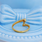 Load image into Gallery viewer, 9K Gold Twisted Ring for Daily Wear, Office Wear
