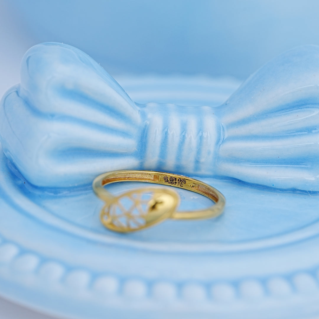 9K Gold Ring for Office Wear